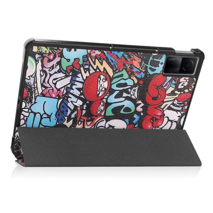 CoreParts Cover for Xiaomi Redmi Pad 10.61 2022. Tri-fold Caster Hard Shell Cover with Auto Wake Function - Graffiti Style 5 CoreParts Cover for Xiaomi Redmi Pad 10.61 2022. Tri-fold Caster Hard Shell Cover with Auto Wake Function - Graffiti Style 5