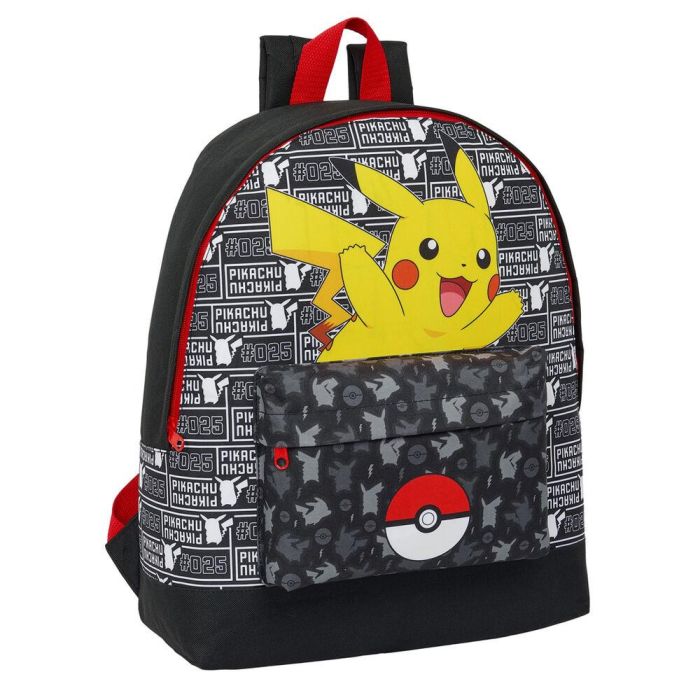 Safta Mochila Escolar Infantil Pokémon con Dimensiones 32x40x12 cm, Ideal para Vuelta al Cole de Niños y Niñas a partir de 3 años