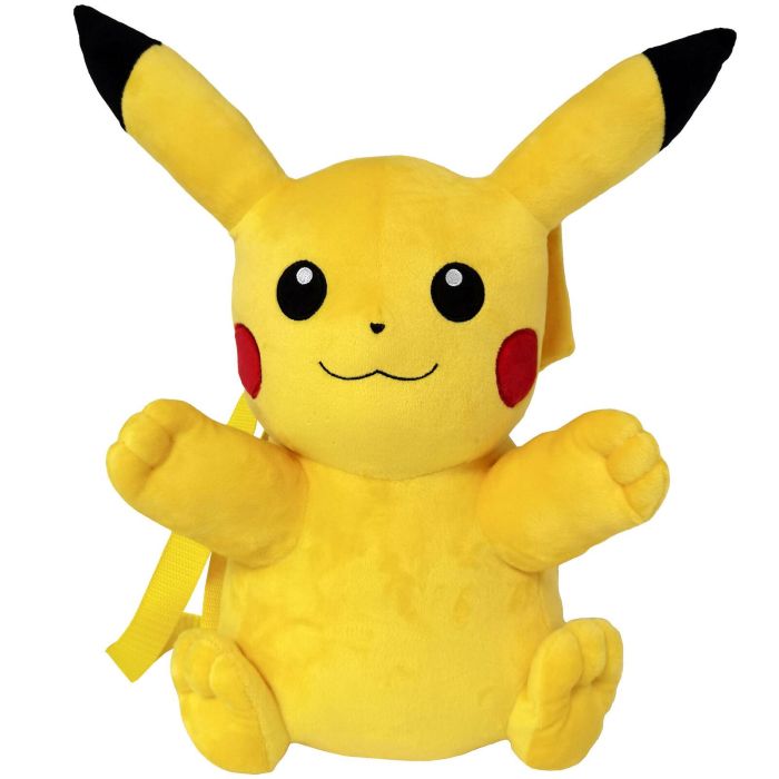 Mochila Peluche Pikachu Pokemon 36cm 0 Mochila Peluche Pikachu Pokemon 36cm 0