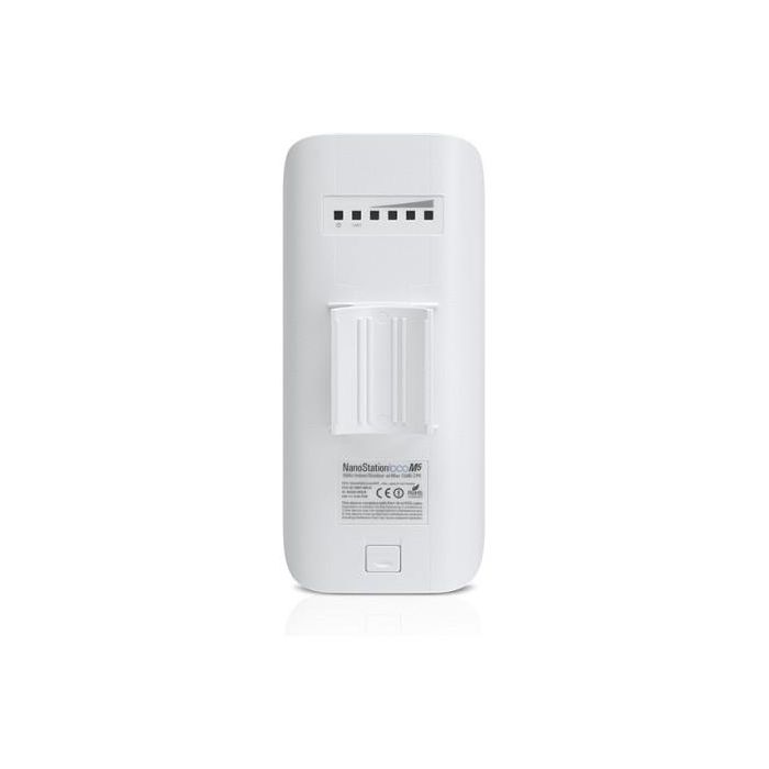Ubiquiti NanoStationM CPE 2.4 GHz, 10/100 Ethernet RJ-45, 32 MB SDRAM, 8 MB Flash, 5+ km, PoE 2