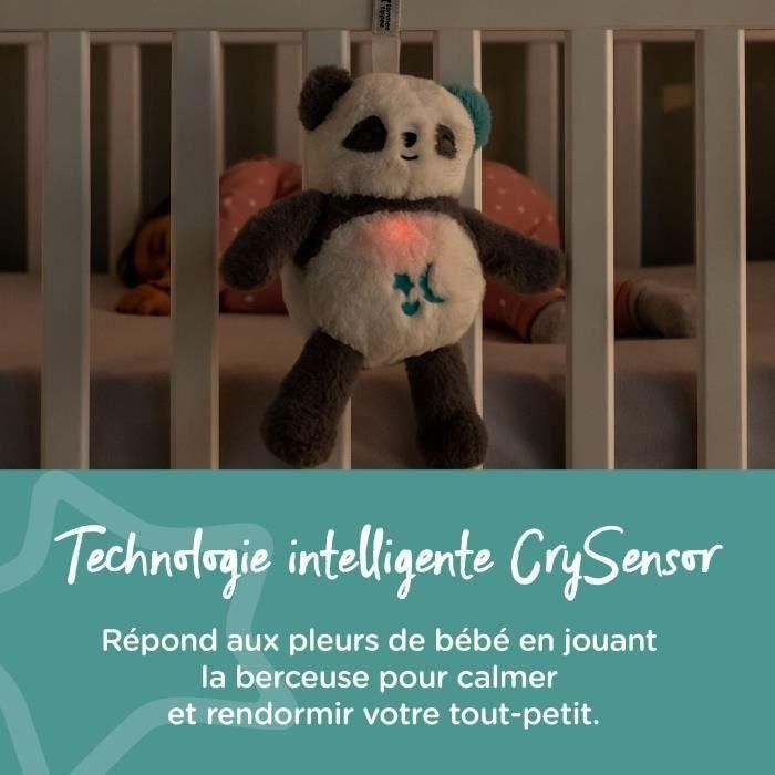 TOMME TIPPEE, Luz nocturna de lujo con CrySensor, 6 sonidos relajantes, USB, lavable a máquina, Pippo el Panda 3 TOMME TIPPEE, Luz nocturna de lujo con CrySensor, 6 sonidos relajantes, USB, lavable a máquina, Pippo el Panda 3