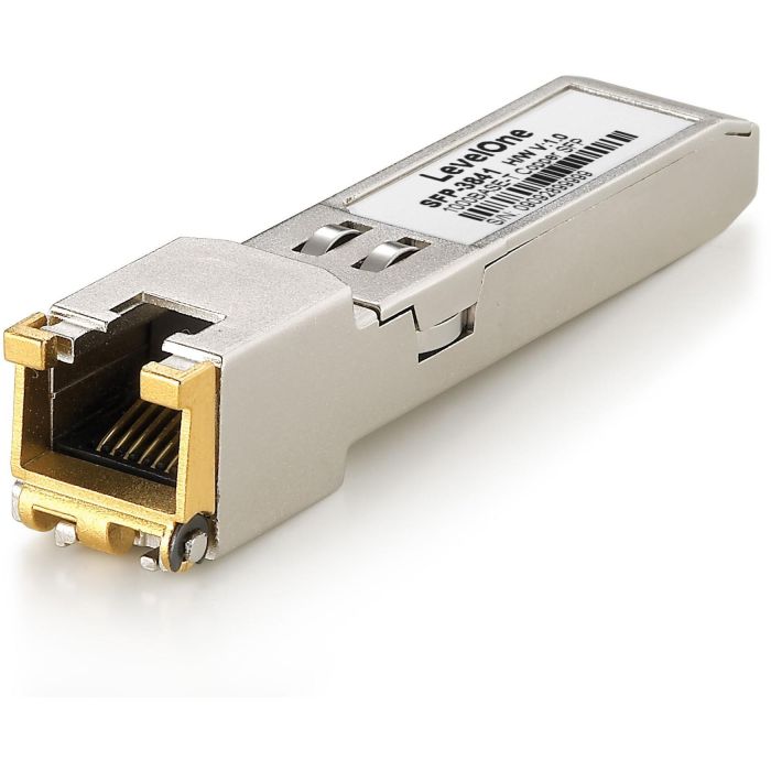 LevelOne SFP-3841 Transceptor SFP Mini-GBIC Cobre 1.25G 1250 Mbit/s 100m para Redes Ethernet IEEE 802.3ab