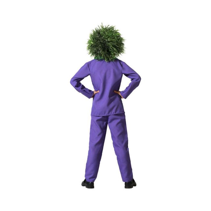 Disfraz Payaso Morado Halloween Niño Infantil 7-9 Años 2 Disfraz Payaso Morado Halloween Niño Infantil 7-9 Años 2