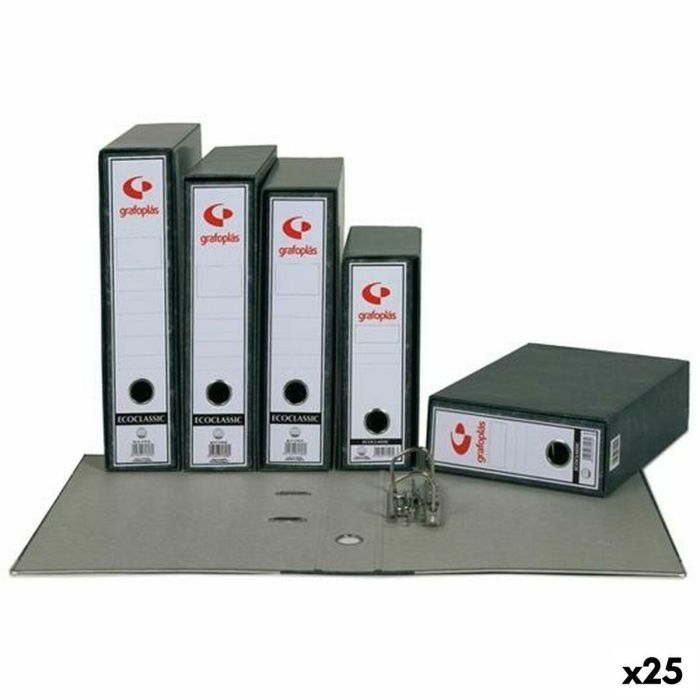 Archivador de Palanca Grafoplas Gris A4 (25 Unidades) 0 Archivador de Palanca Grafoplas Gris A4 (25 Unidades) 0