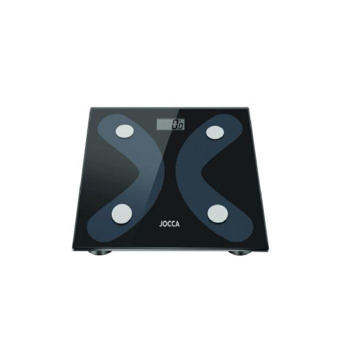 Báscula de Baño Jocca 1440/ Análisis Corporal/ Bluetooth/ Hasta 180kg/ Negro 1