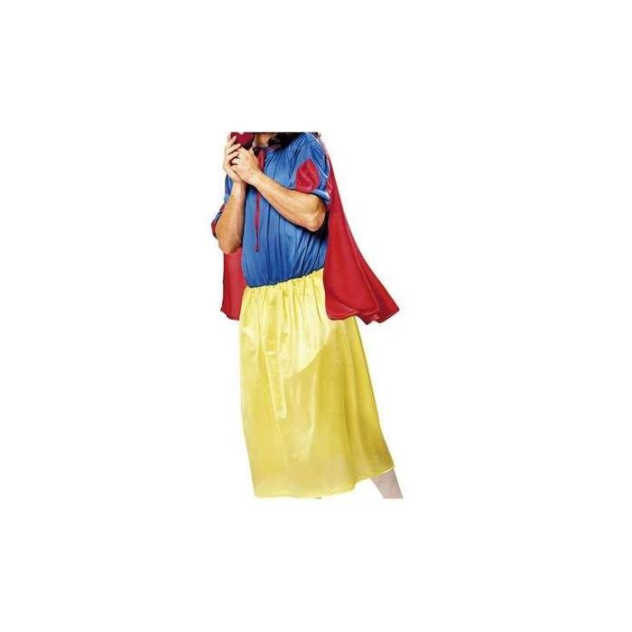 Disfraz blanca nieves hombre camiseta, falda, capa y diadema talla XL 1 Disfraz blanca nieves hombre camiseta, falda, capa y diadema talla XL 1