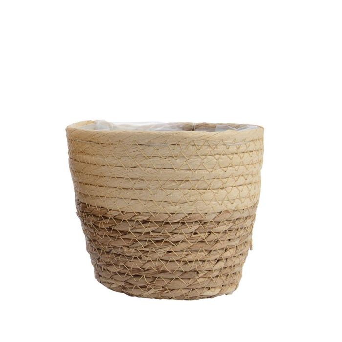 KSD Conjunto de 3 cestos de yute Ø20x17cm, natural 2