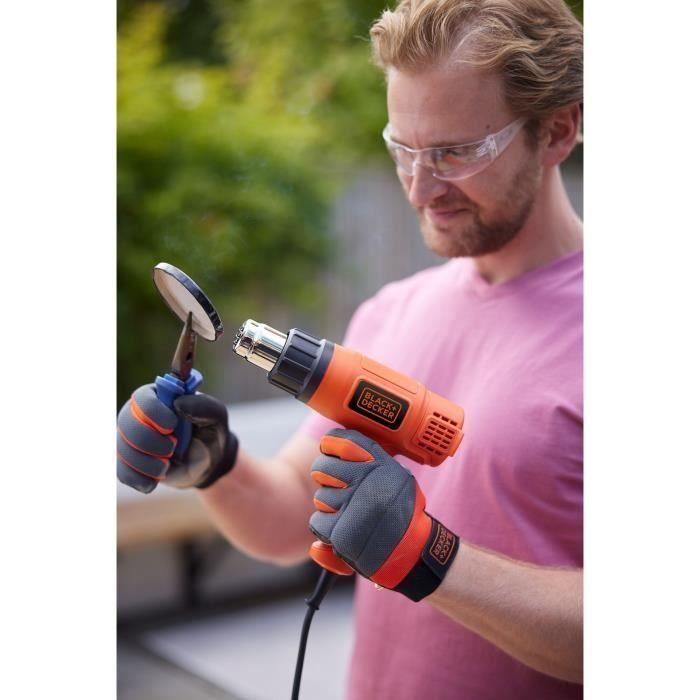 Black+Decker Decapador térmico 1750W kx1650-qs, 2 temperaturas 460-600°C, caudal de aire 570/740 l/min 5