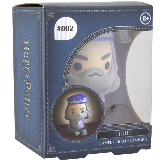 Paladone Lámpara Icon Harry Potter Albus Dumbledore Hogwarts - 10 cm, pilas AAA 2