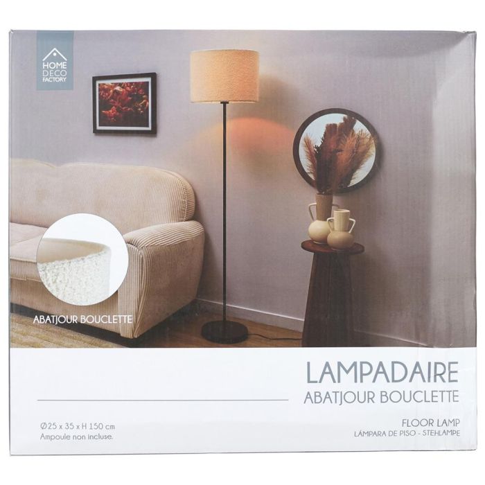 Lámpara Pie Con Pantalla Rizo Home Deco Factory 2 Lámpara Pie Con Pantalla Rizo Home Deco Factory 2