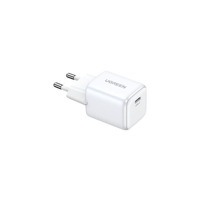 UGREEN 15326 Cargador USB C Nexode Mini 30W PD GaN Tech Blanco Carga Rápida 3