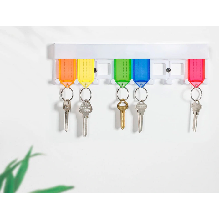 Q-connect Llavero portaetiquetas Premium, color verde, caja de 40 unidades 8