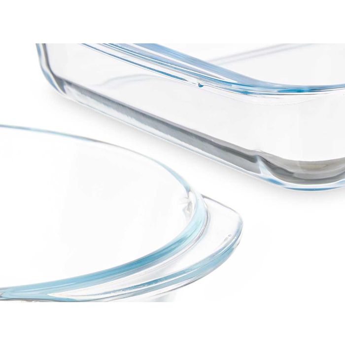 Set 2 Bandejas Borosilicato 800 1800Ml Vivalto 25X6CM (6 Unidades) 3 Set 2 Bandejas Borosilicato 800 1800Ml Vivalto 25X6CM (6 Unidades) 3