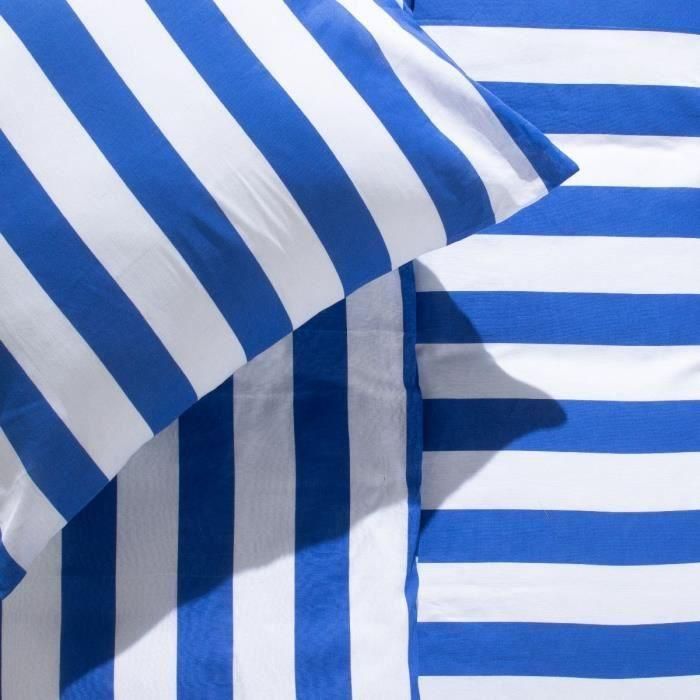 Set de cama - Today Summer Stripes - 240x220 cm - 2 personas - Algodón impreso apresurado 1 Set de cama - Today Summer Stripes - 240x220 cm - 2 personas - Algodón impreso apresurado 1