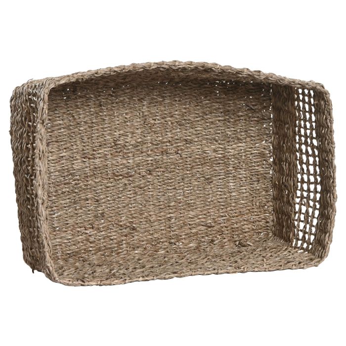 Cesta Tropical DKD Home Decor Natural 30 x 19 x 45 cm Set de 3 (2 Unidades) 2 Cesta Tropical DKD Home Decor Natural 30 x 19 x 45 cm Set de 3 (2 Unidades) 2