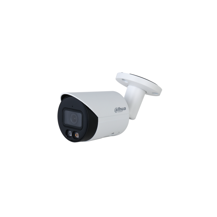 (DH-IPC-HFW2449SP-S-IL-0280B) DAHUA CÁMARA IP BULLET LITE WIZSENSE SERIE 2 4MP CON INTELIGENCIA ARTIFICIAL FULL-COLOR PAL LED IR &amp; LUZ BLANCA 2.8MM 2ª GEN POE 1