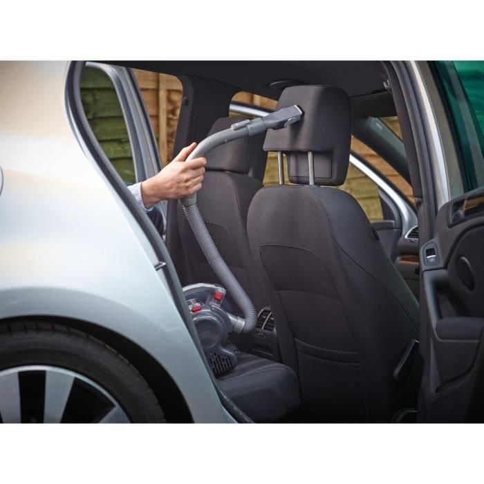 Black+Decker PD-1200-AV Aspirador de Mano para Coche 12V, 5m Cable, Tubo Flexible, Acción Ciclónica, Motor en el Filtro 4 Black+Decker PD-1200-AV Aspirador de Mano para Coche 12V, 5m Cable, Tubo Flexible, Acción Ciclónica, Motor en el Filtro 4