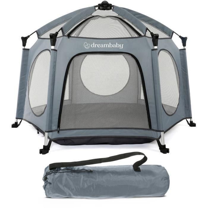 Parque de Aventuras Pop-Up - DREAMBABY - Tela con bolsa de transporte - Lonas anti-UV (uso exterior) - Ø 1,3 m - H1 m Parque de Aventuras Pop-Up - DREAMBABY - Tela con bolsa de transporte - Lonas anti-UV (uso exterior) - Ø 1,3 m - H1 m