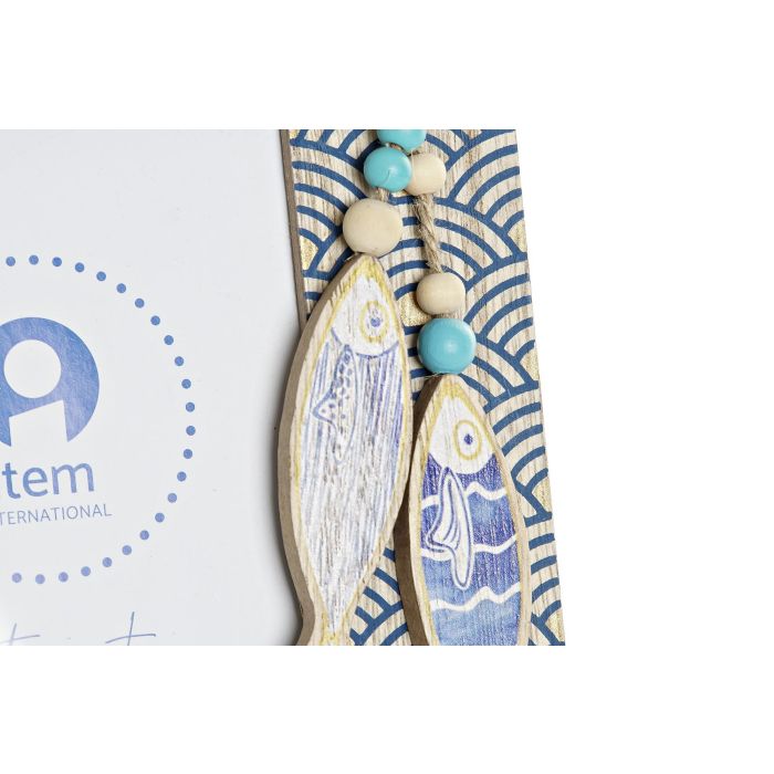 DKD Home Decor Marco de Fotos 10x15 cm Mediterráneo Colección Calella Azul Blanco Natural MDF Cristal Peces Pack 6 Unidades 2 DKD Home Decor Marco de Fotos 10x15 cm Mediterráneo Colección Calella Azul Blanco Natural MDF Cristal Peces Pack 6 Unidades 2