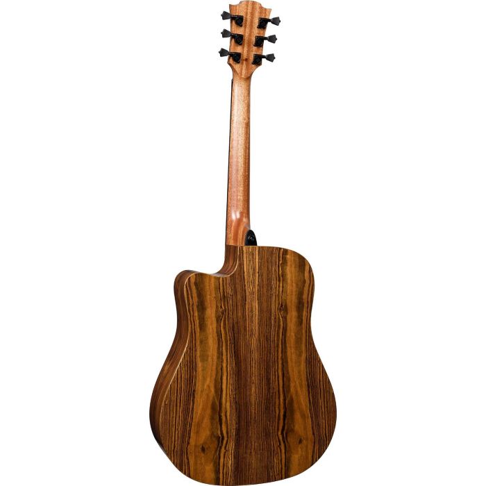 LAG Guitarra Acústica Dreadnought Hyvibe H2 30 A/E Cutaway HyVibe H2 Tapa Abeto Engelmann Fondo Bocote Acabado Brillante 4