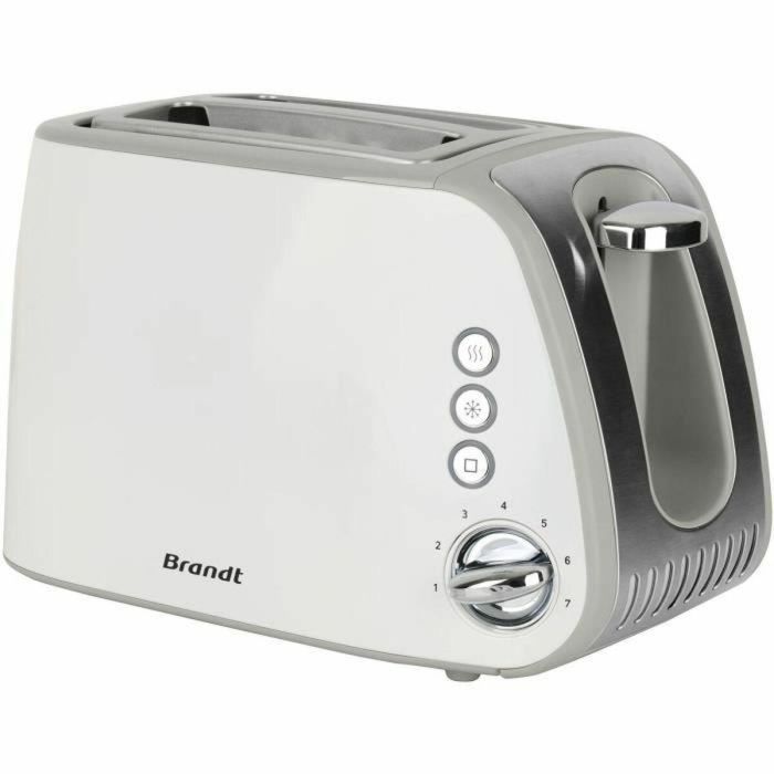 Brandt T02T1050W Tostadora de 2 ranuras, 7 niveles de potencia, con Cajón recogemigas, Color Blanco 4 Brandt T02T1050W Tostadora de 2 ranuras, 7 niveles de potencia, con Cajón recogemigas, Color Blanco 4