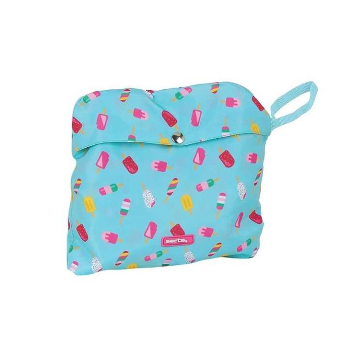 Mochila Escolar Safta Turquesa 4