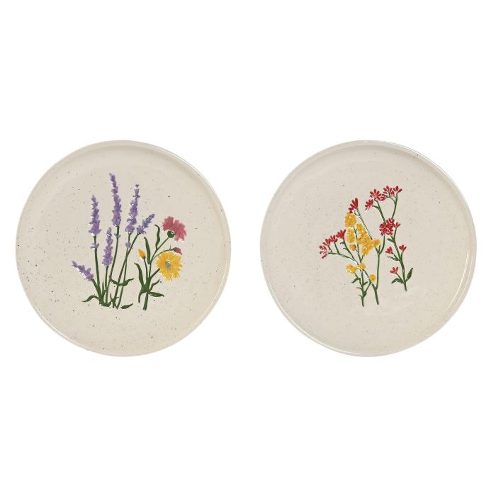 Plato Shabby DKD Home Decor Multicolor 20 x 2 x 20 cm (6 Unidades) Plato Shabby DKD Home Decor Multicolor 20 x 2 x 20 cm (6 Unidades)