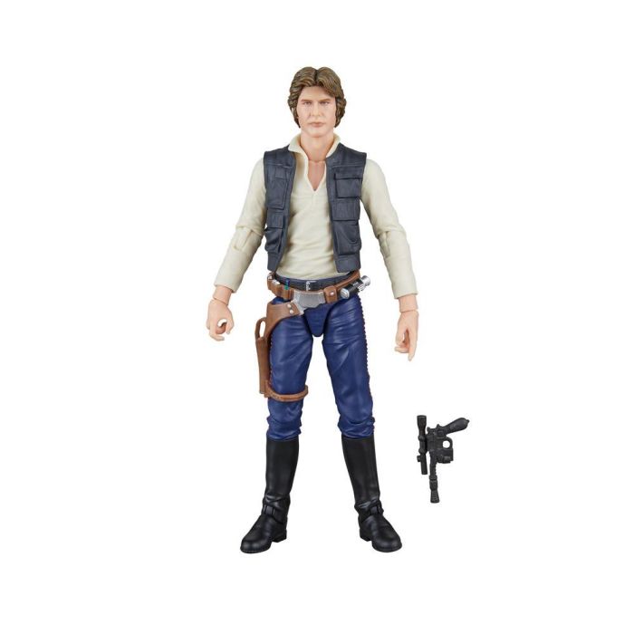 HASBRO Figura Han Solo Star Wars Una Nueva Esperanza The Black Series 15cm Articulada con Accesorios 1