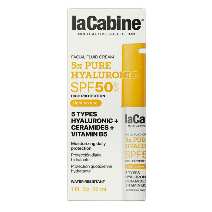 La Cabine 5X Pure Hyaluronic Facial Fluid Cream Spf50 30 mL 1 La Cabine 5X Pure Hyaluronic Facial Fluid Cream Spf50 30 mL 1