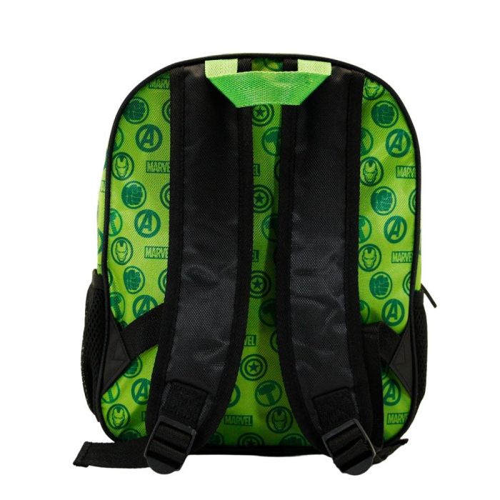 Mochila 3D Pequeña Fist Marvel Hulk Verde 3