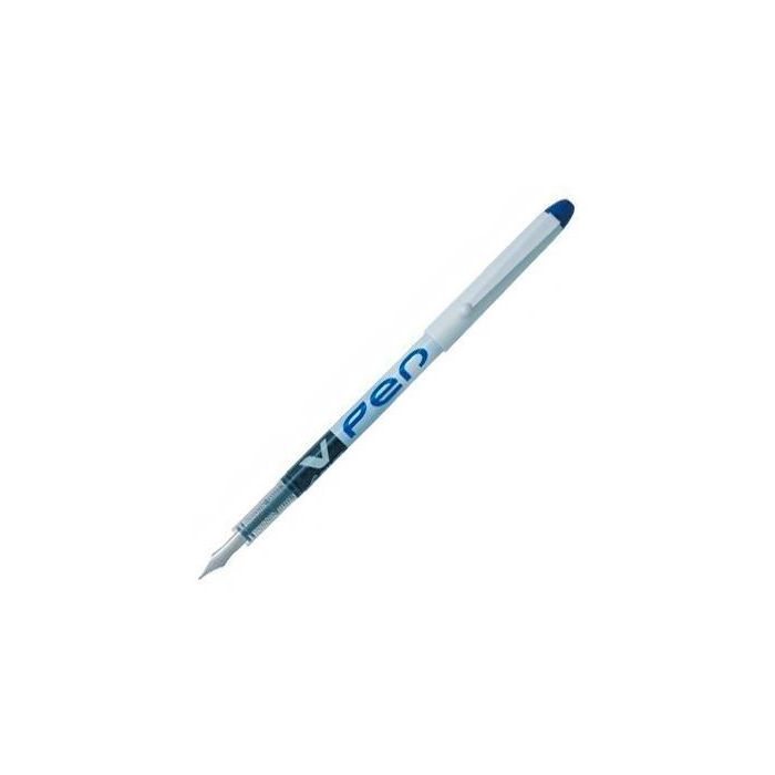 Pilot Pluma Desechable Vpen Cuerpo Blanco Tinta Azul (12 Unidades) (12 Unidades)