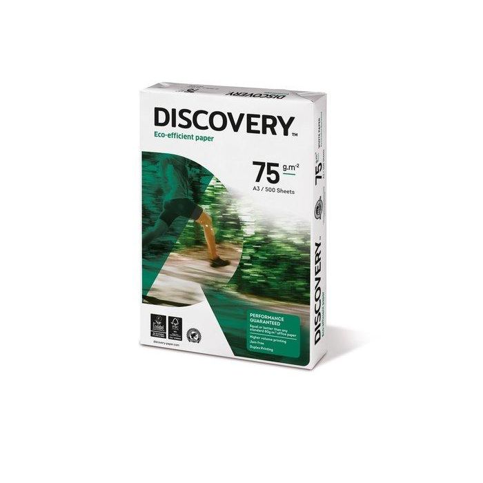 Papel A3 Discovery 75G 500H 5 unidades