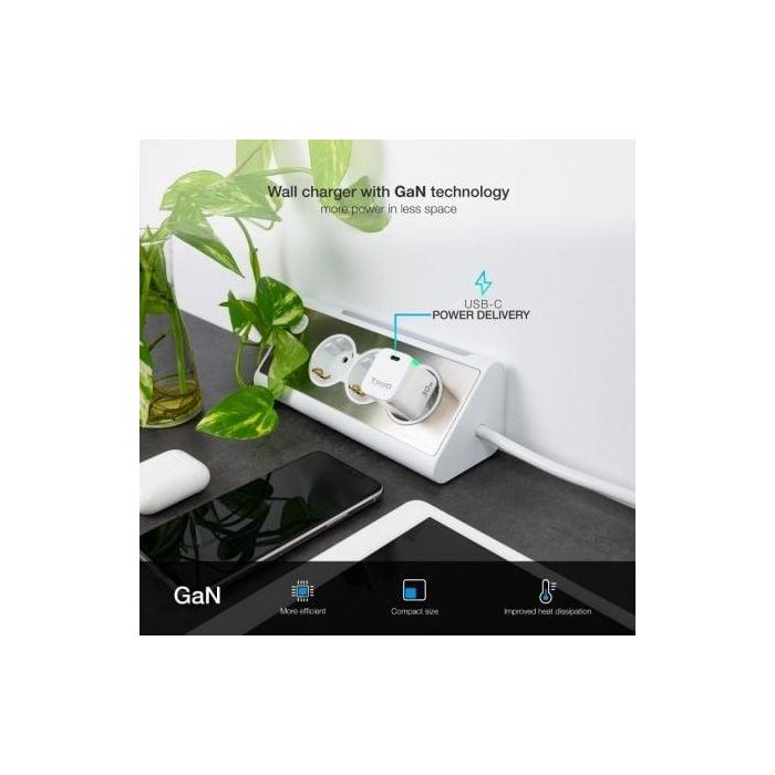 TOOQ CARGADOR DE PARED GAN USB-C/PD 30W 3 TOOQ CARGADOR DE PARED GAN USB-C/PD 30W 3