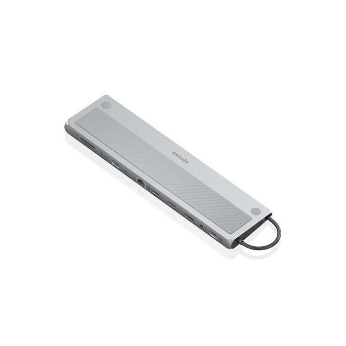 Aisens Dock Station Usb-C Dock 12 En 1, Usb-C A 2Xhdmi, 1Xdisplayport, 1Xrj45, 3Xusb-A, 1Xusb-C, 1Xusb-C Pd, 1XSd, 1Xmicro Sd, 1Xaudio, Gris, 30 cm Aisens Dock Station Usb-C Dock 12 En 1, Usb-C A 2Xhdmi, 1Xdisplayport, 1Xrj45, 3Xusb-A, 1Xusb-C, 1Xusb-C Pd, 1XSd, 1Xmicro Sd, 1Xaudio, Gris, 30 cm