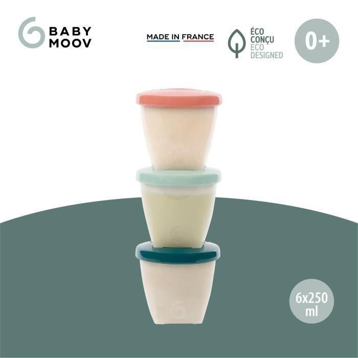 Babymoov BBM3661276179967 Tarros de Conservación BioSourcés Lote 6x250ml 2