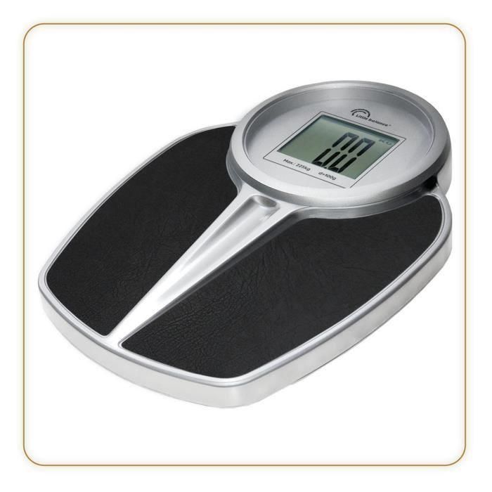 Little Balance LIT3760240783275 8327 PRO M 225 Báscula Personal Electrónica, 225 kg, Graduación 1 kg, Negro/Plata 0 Little Balance LIT3760240783275 8327 PRO M 225 Báscula Personal Electrónica, 225 kg, Graduación 1 kg, Negro/Plata 0