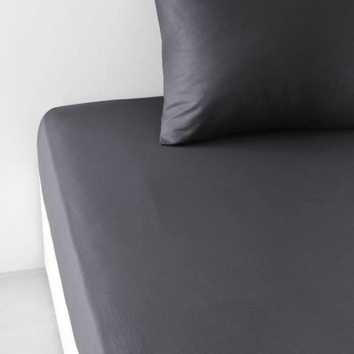 Today TOD3574643502537 Sábana Bajera Ajustable Esencial 100% Algodón 180x200 cm Colchón 30 cm Gris Carbón 2 Personas 1 Today TOD3574643502537 Sábana Bajera Ajustable Esencial 100% Algodón 180x200 cm Colchón 30 cm Gris Carbón 2 Personas 1