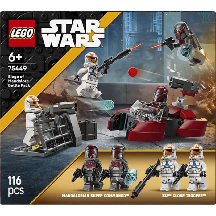 Lego Star Wars Juego de Construcción Pack de Combate Asedio de Mandalore