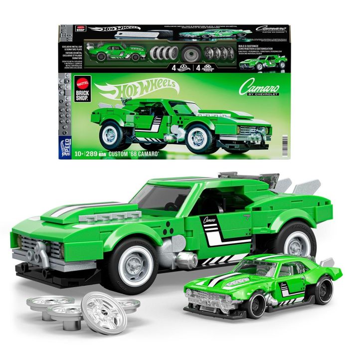 Hot Wheels 68 Camaro Speed: Kit de Coche para Construir y Personalizar, Modelo a Escala 1:12