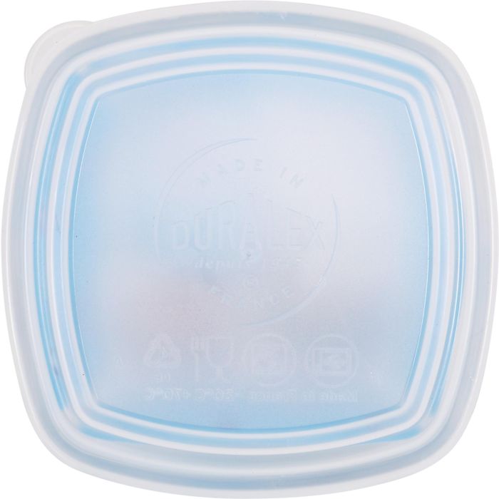 Duralex Fiambrera Transparente Freshbox 9x9x4 cm (12 Unidades) 2