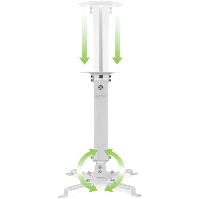 Techly ICA-PM 18M Soporte Techo Proyector Universal 54-90cm Ajustable 360° Inclinación ±15° Plata 7 Techly ICA-PM 18M Soporte Techo Proyector Universal 54-90cm Ajustable 360° Inclinación ±15° Plata 7