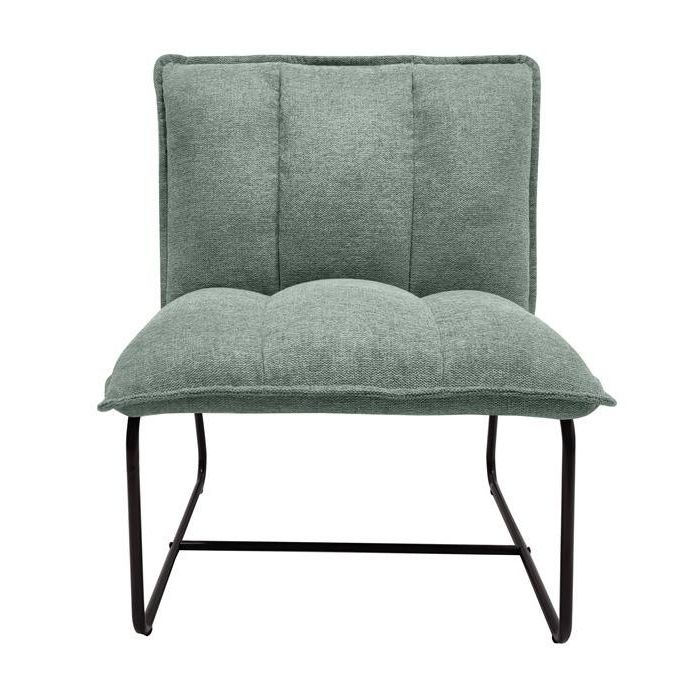 Sillón Home ESPRIT Negro Verde Metal 66 x 71 x 77 cm