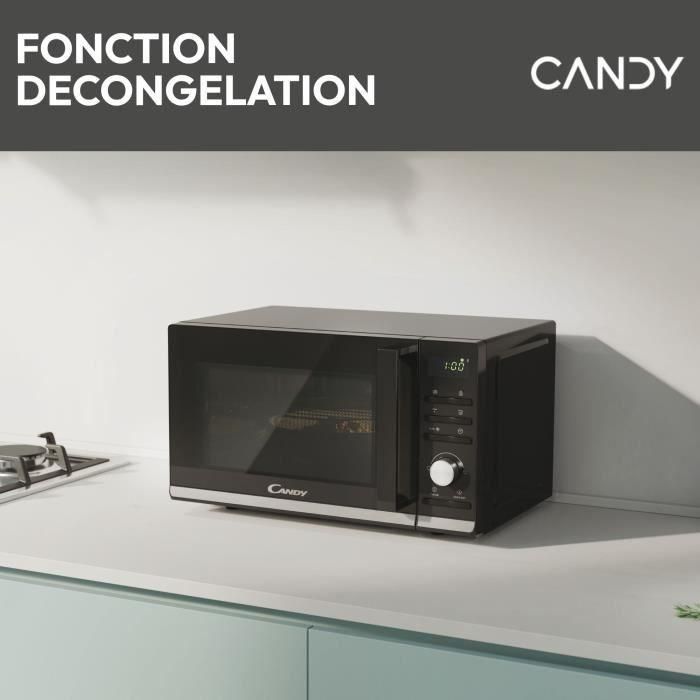 Candy CMGA20TNDB Microondas Grill 20L, 700W Microondas, 1000W Grill, Panel Digital 4
