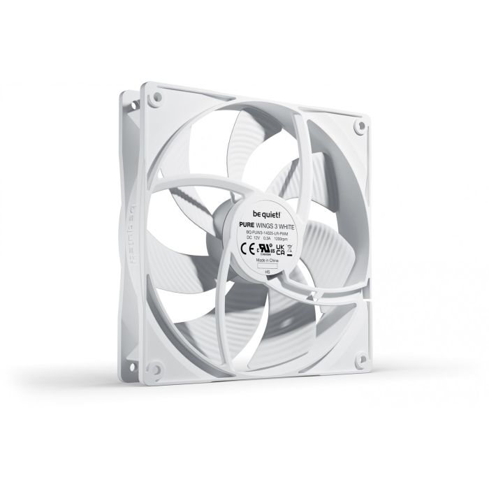 140mm be quiet! Pure Wings 3 PWM white 1
