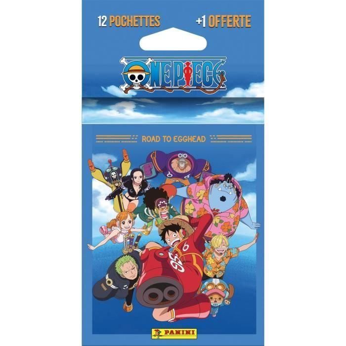 Panini PAN8051708023640 Blister ONE PIECE ROAD TO EGGHEAD - 12 bolsillos + 1 gratis - 65 cartas