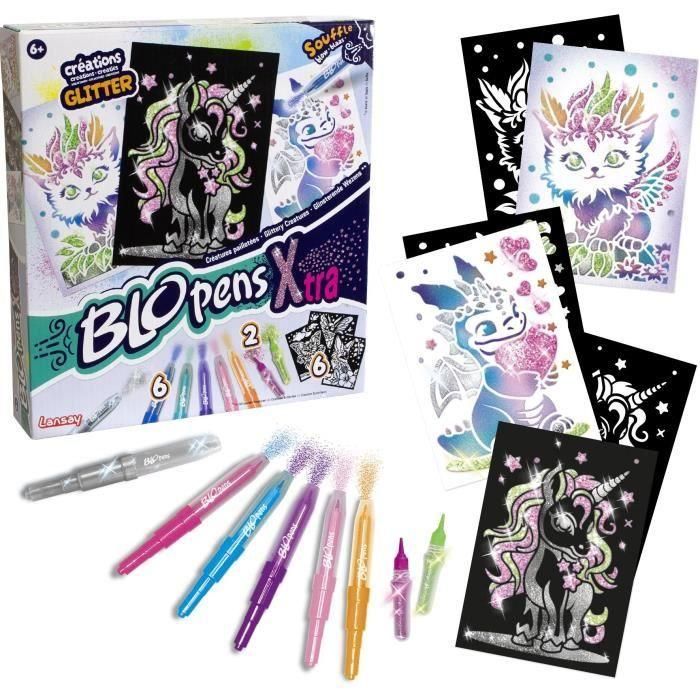 Blopens - LANSAY - Criaturas brillantes - 6 plantillas - A partir de 6 años 1 Blopens - LANSAY - Criaturas brillantes - 6 plantillas - A partir de 6 años 1