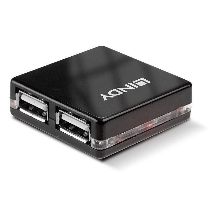Hub USB LINDY 42742 Negro 3