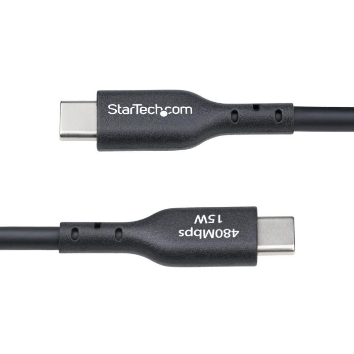 Cable USB Startech USB2AC3MNC Negro 3 m 1 Cable USB Startech USB2AC3MNC Negro 3 m 1