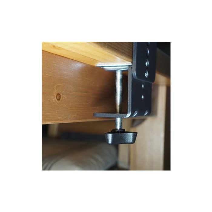 ELBE Brazo Soporte de Mesa para Monitor SM-1232-10K | Ajustable hasta 32' y 10kg | VESA 50/75/100mm 3