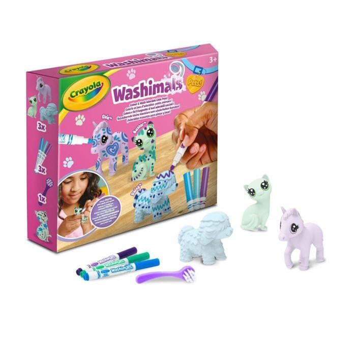 Washimals Pets Set 3 Mascotas Color Pastel 74-7511 Crayola Washimals Pets Set 3 Mascotas Color Pastel 74-7511 Crayola